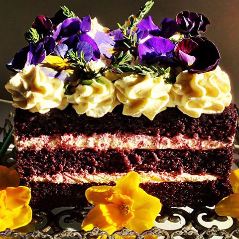 The very popular Red Velvet Cake